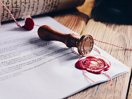 Notary public wax stamper